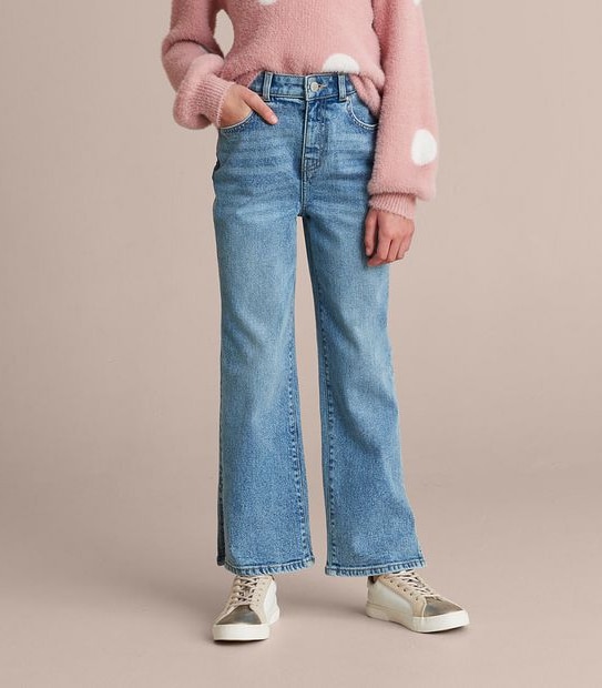 Wide Leg Denim Jeans