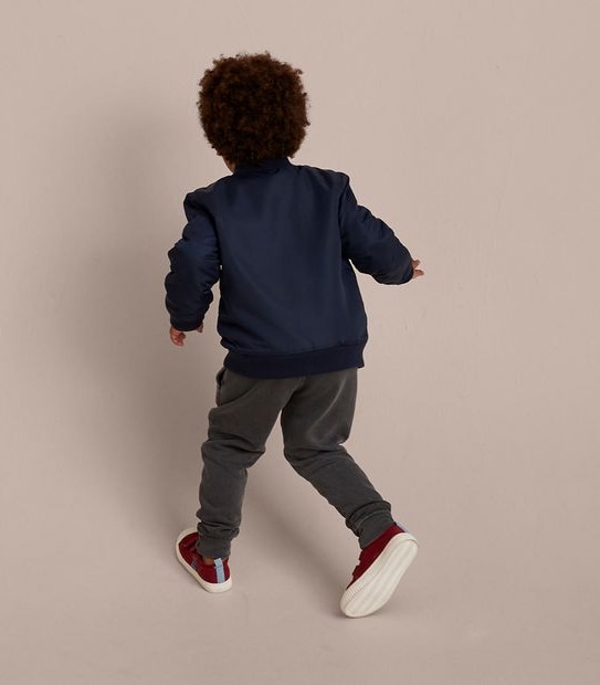 Reversible Bomber Fleece Jacket