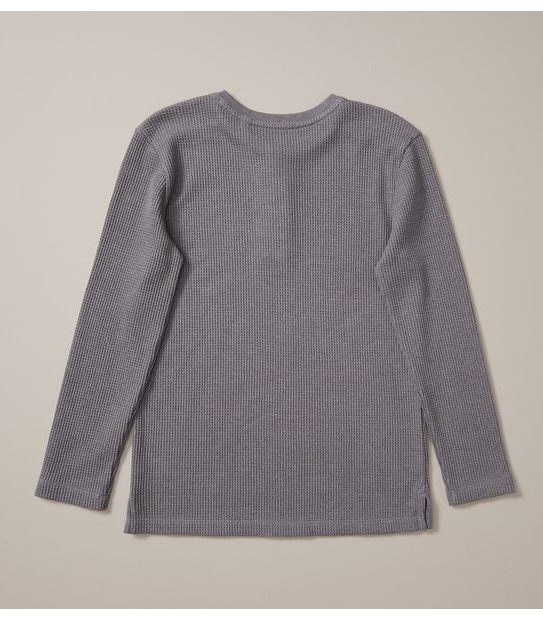Waffle Henley Top