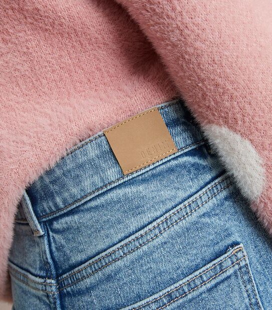 Wide Leg Denim Jeans