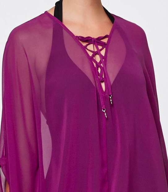 Lace-Up Kaftan