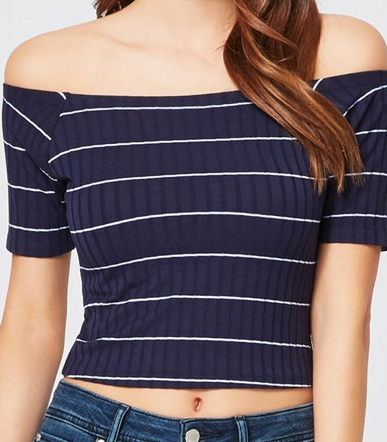 Lily Loves Off The Shoulder Crop Top