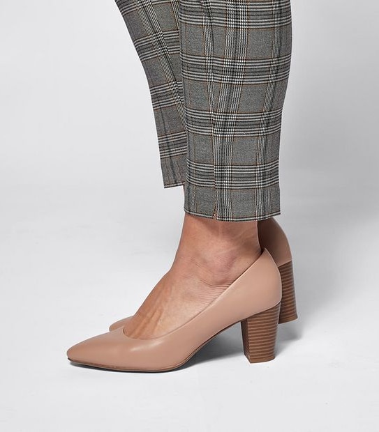Preview Kate Ankle Length Slim Pants - Check