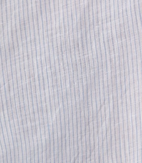European Linen Puff Sleeve Shirt