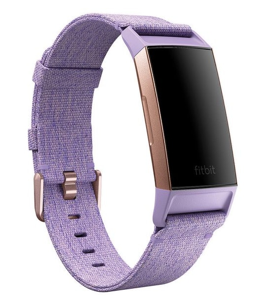Fitbit Charge 3 Special Edition Lavender Woven Advanced Health and Fitness Tracker