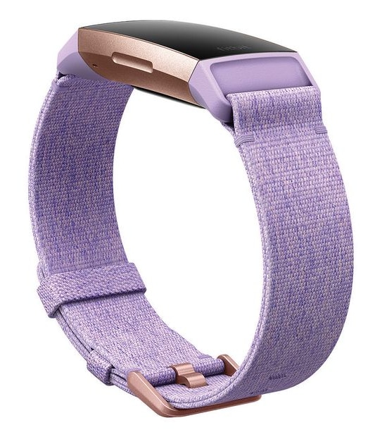Fitbit Charge 3 Special Edition Lavender Woven Advanced Health and Fitness Tracker