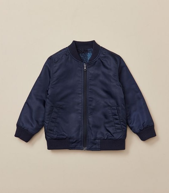 Reversible Bomber Fleece Jacket