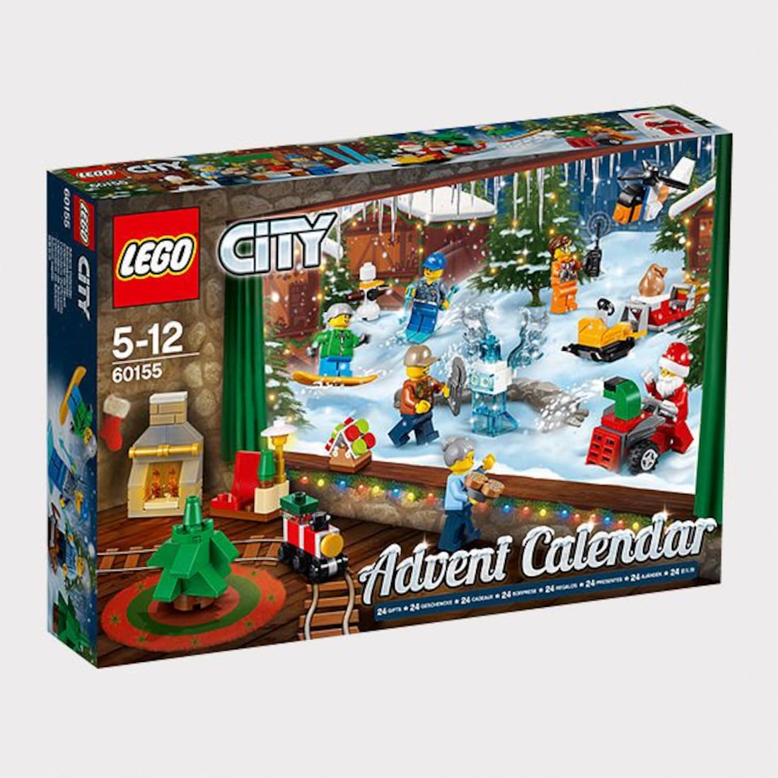 LEGO CITY ADVENT CALENDAR 60155 NEW CHRISTMAS GIFT MINIFIGURES