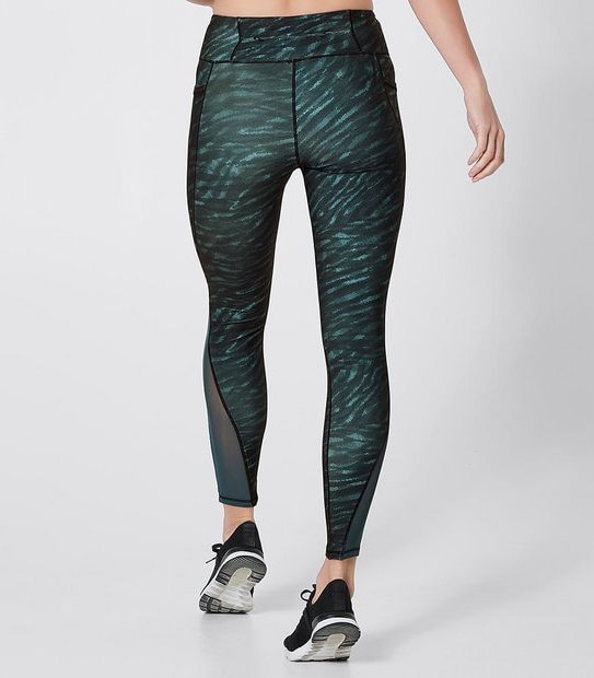 Active Full Length Fashion Tights - Animal Geo Print