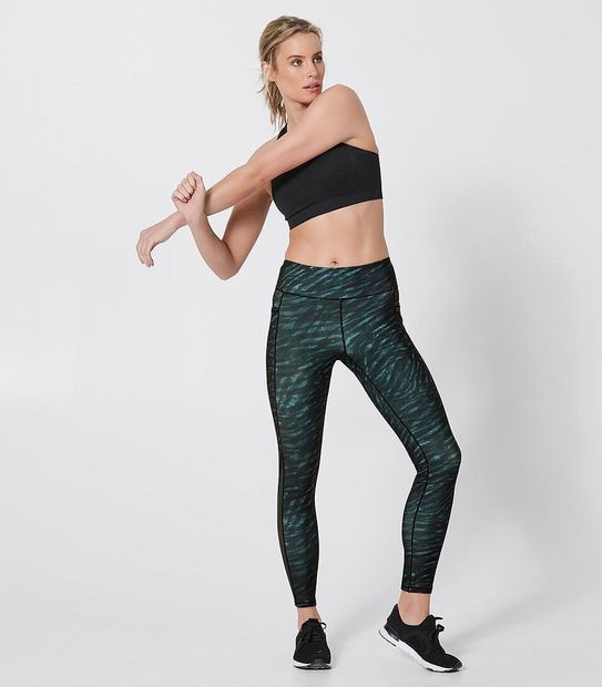 Active Full Length Fashion Tights - Animal Geo Print