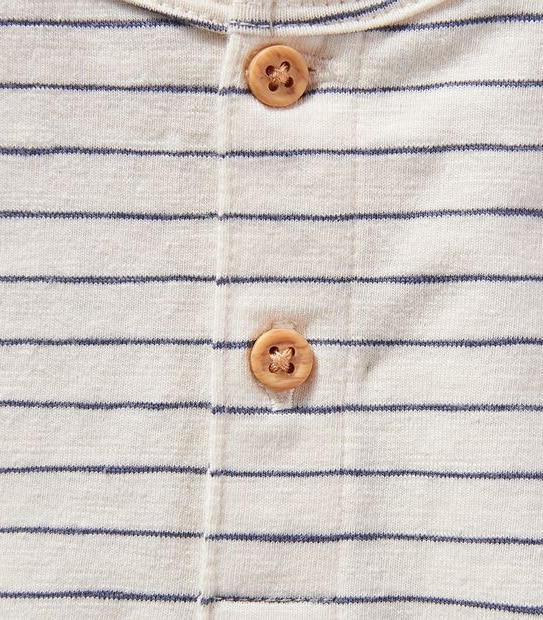Baby Organic Cotton Henley Bodysuit