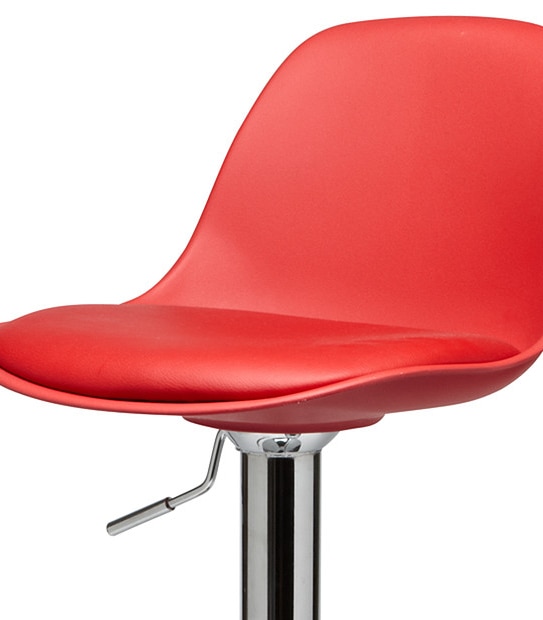 Red Replica Bar Stool