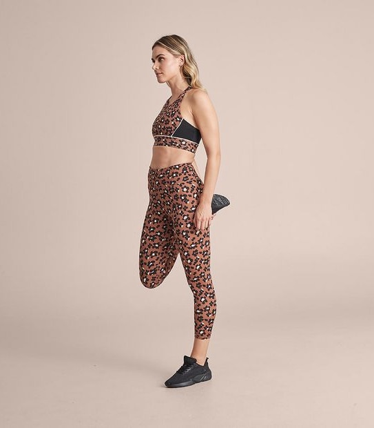 Active 7/8 Length Fashion Print Tights