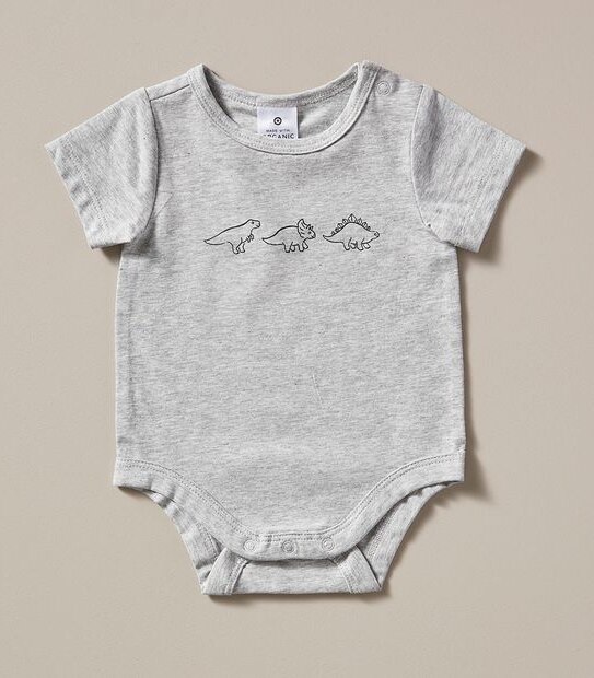 3 Piece Baby Organic Cotton Dinosaur Set