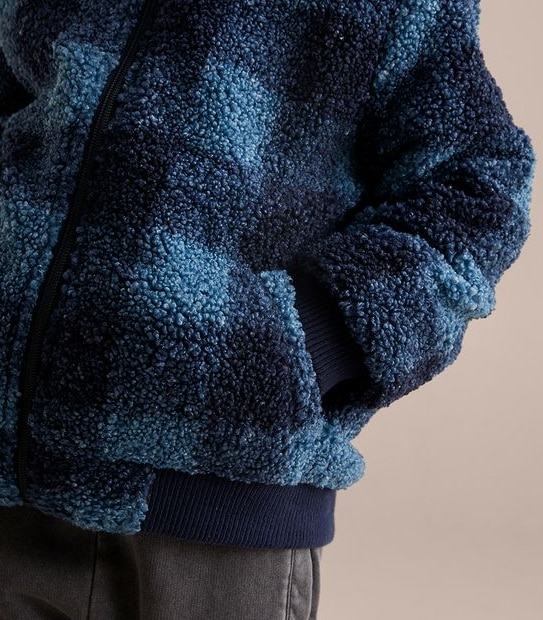 Reversible Bomber Fleece Jacket