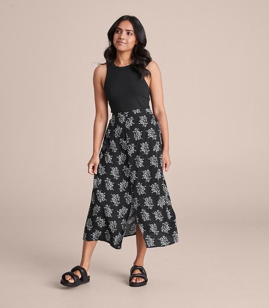 Dannii Minogue Petites Split Maxi Skirt