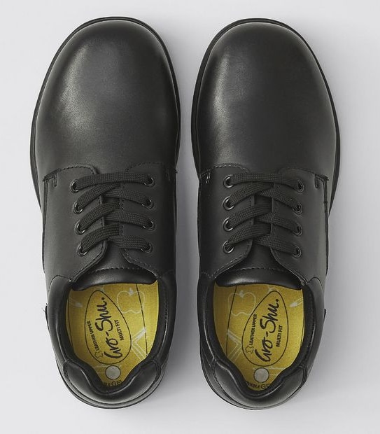 Gro Shu Lace Up Leather School Shoe