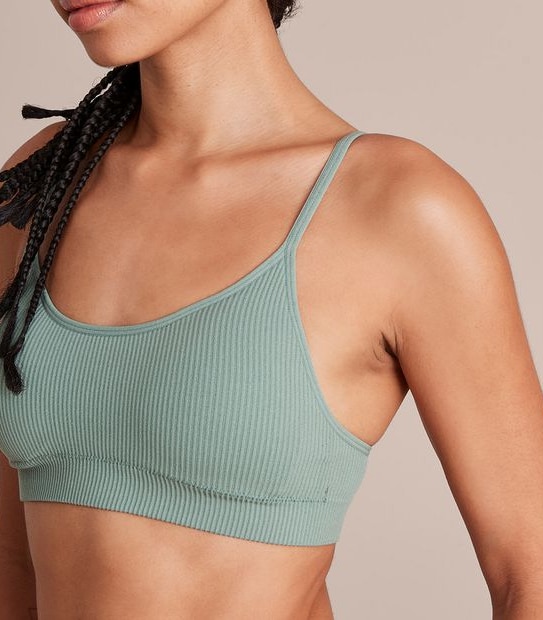 Lily Loves Ribbed Strappy Crop Top; Style: LBR98832