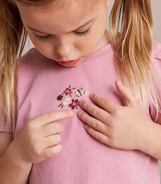 Embroidered T-shirt