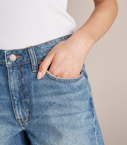 Boyfriend Denim Shorts