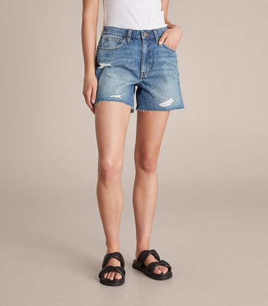 Boyfriend Denim Shorts