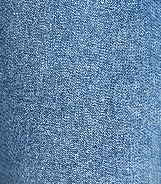 Raw Edge Relaxed Bermuda Denim Shorts