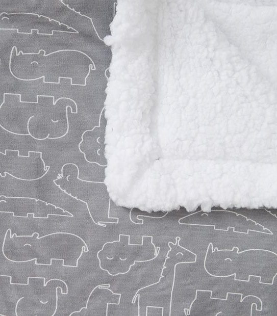 Bubba Blue Bamboo Reversible Cuddle Blanket