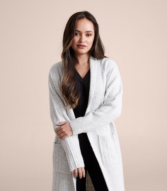 Dannii Minogue Petites Rib Cardigan