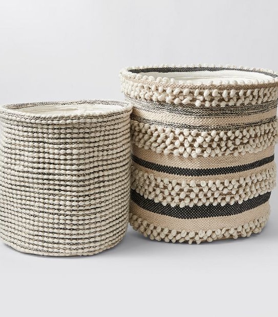Small Textured Storage Basket