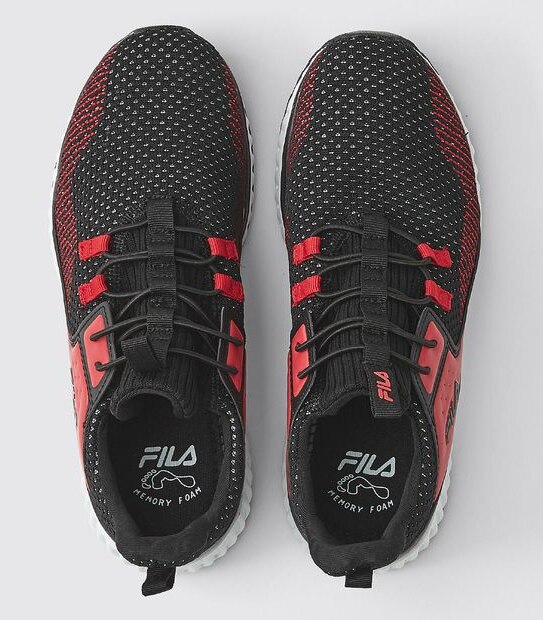 Fila Kids Vasto Senior  Jogger - Black/Red