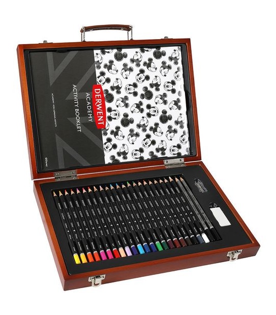 Derwent Academy Disney Mickey Mouse Colour Wooden Box Set.