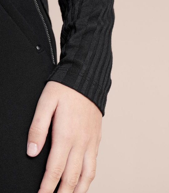 Dannii Minogue Petites Rib Polo Top