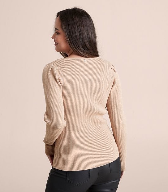 Dannii Minogue Petites Square Neck Jumper