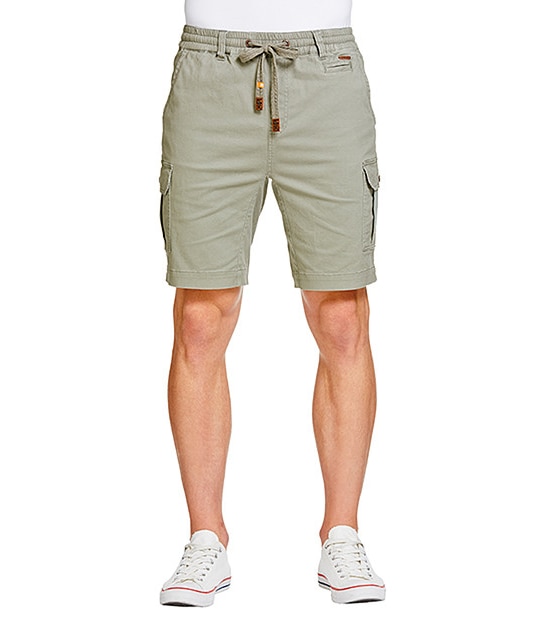 Men's Piping Hot Cargo Shorts - Khaki