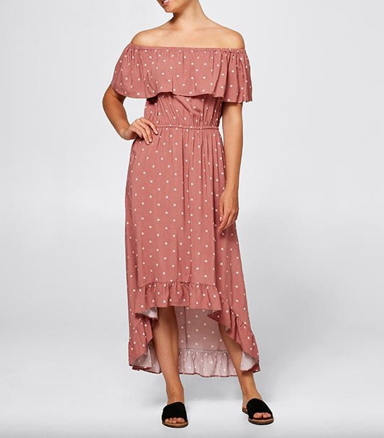 Off Shoulder Maxi Dress