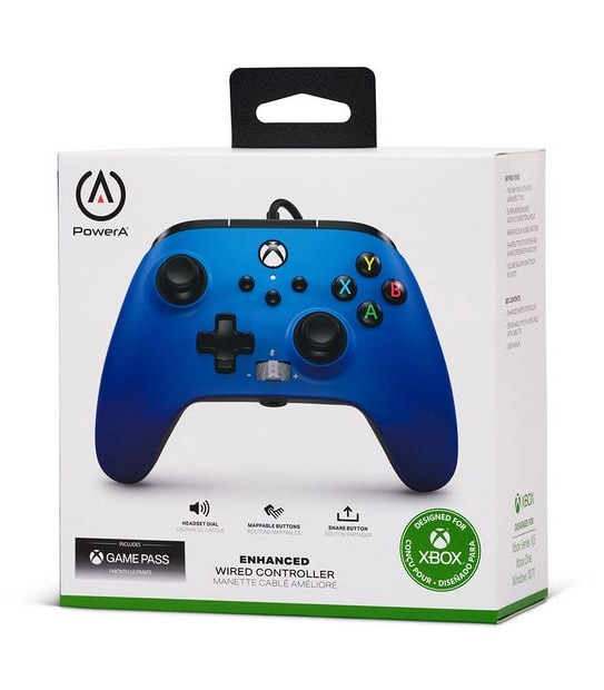 PowerA - Wired Controller for XBOX Series X / S - Bold Blue