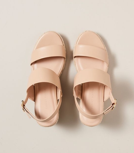 Womens Natalie Espadrille Wedge Sandals
