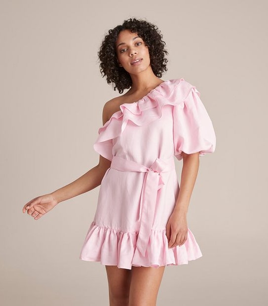 Lily Loves One Shoulder Mini Dress