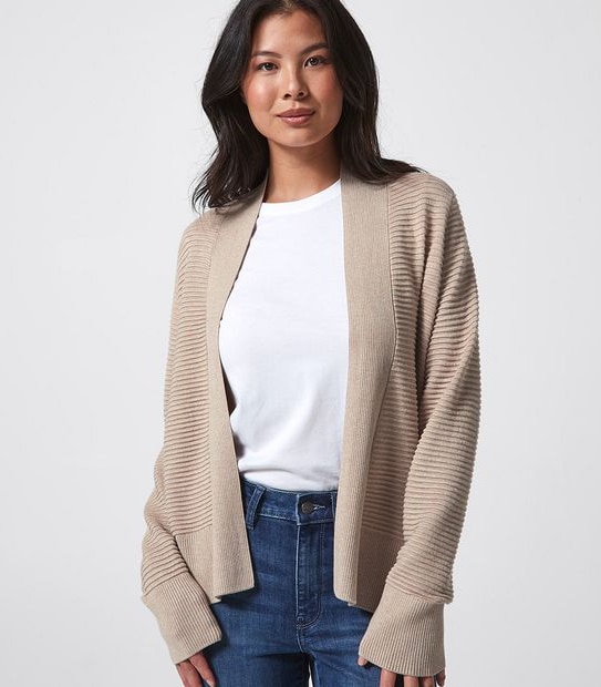 Short Edge To Edge Cardigan