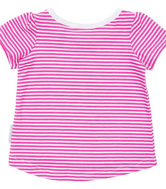 Disney Baby Short Sleeve Marie Stripe Bows T-Shirt 2 of 3