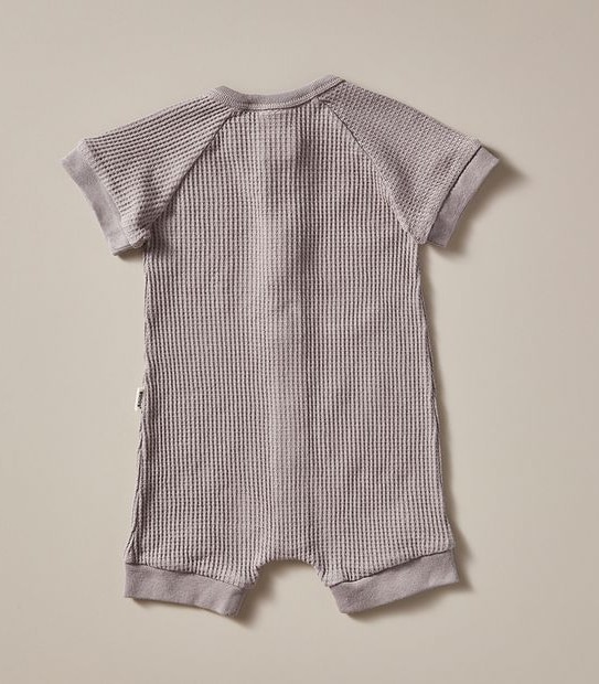 Bonds Baby Waffle Romper Cyclone Grey Target Australia