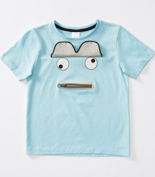Short Sleeve 3D Glasses Print T-Shirt