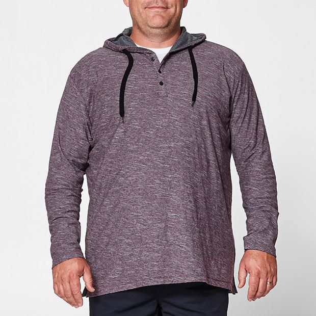 Mr Big Hooded Henley Top Mr Big Hooded Henley Top