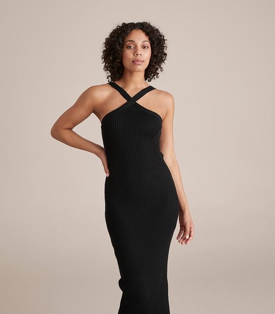 Lily Loves Halter Knit Midi Dress Target Australia