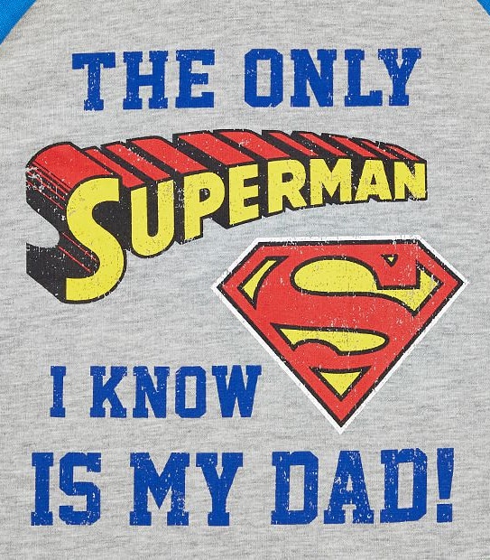 Superman Short Sleeve Dad T-Shirt
