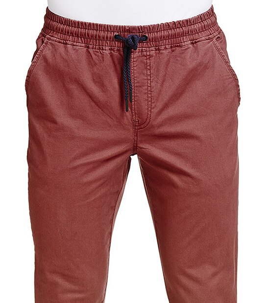Men's Slim Fit Beach Pants - Mahogany