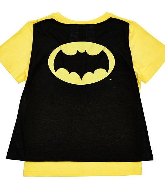 Batman Short Sleeve Dad T-Shirt With Cape