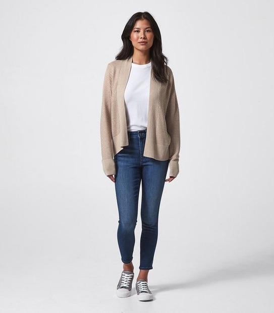 Short Edge To Edge Cardigan