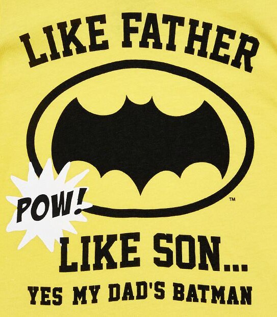 Batman Short Sleeve Dad T-Shirt With Cape