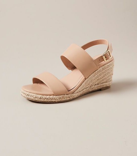 Womens Natalie Espadrille Wedge Sandals